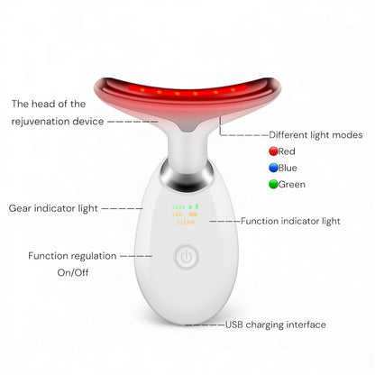 LED Therapy & Vibration Face Massager