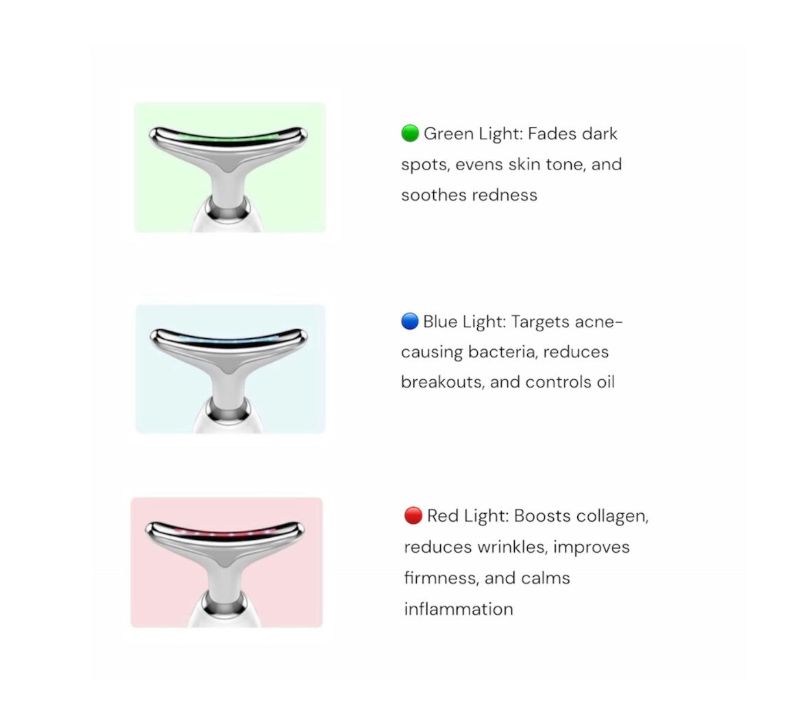 LED Therapy & Vibration Face Massager
