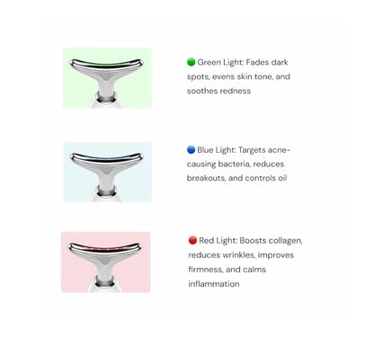 LED Therapy & Vibration Face Massager