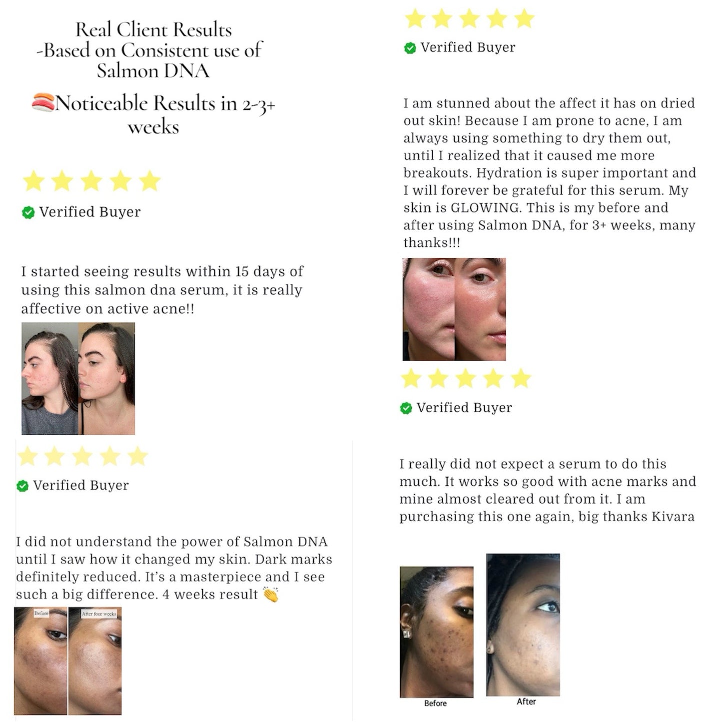 Salmon DNA- Hydrate, Repair & Glow
