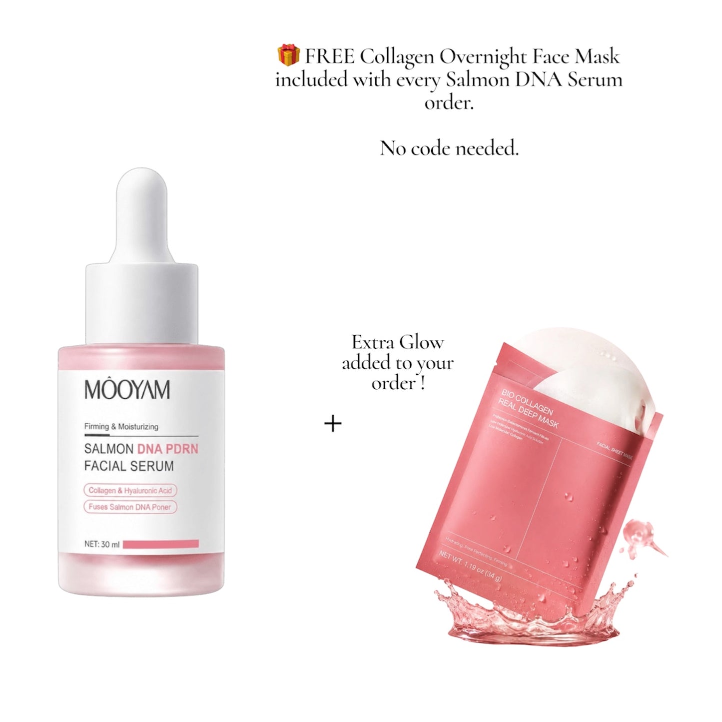 Salmon DNA- Hydrate, Repair & Glow